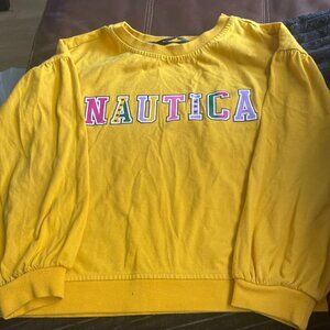 Nautica Crewneck Sweater in Yellow
